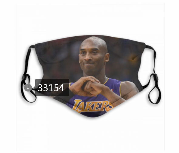2021 NBA Los Angeles Lakers #24 kobe bryant 33154 Dust mask with filter